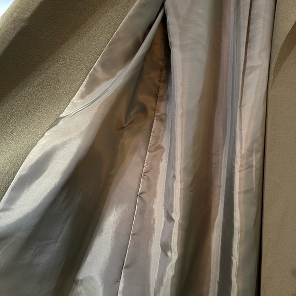 ONLY Runa Long Coat - long duster coat in green, size small - Picture 7 of 7